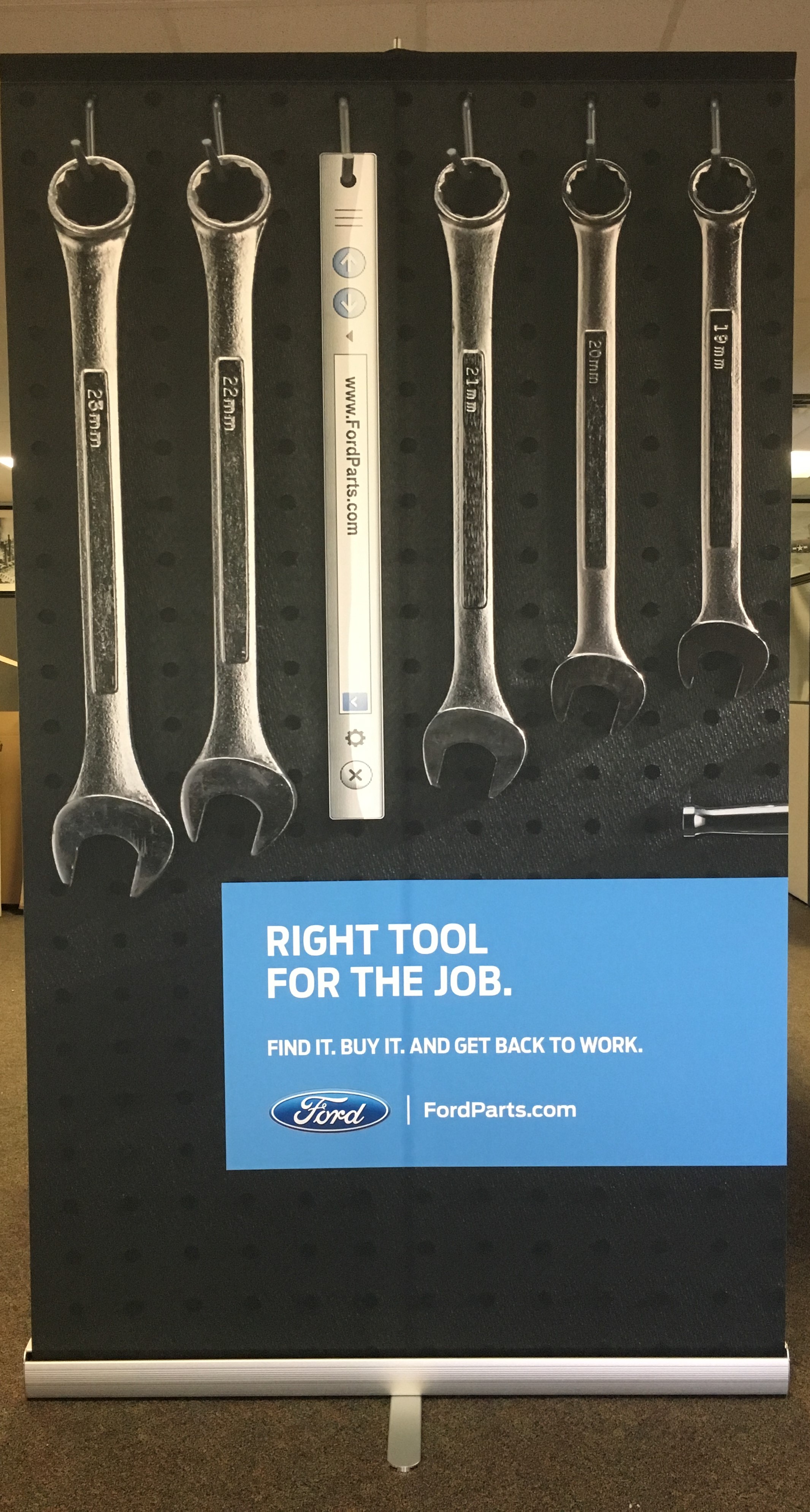 FordParts.com Pull Up Banner